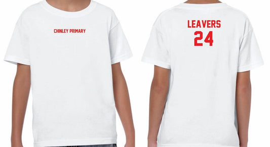 Customisable leavers T-Shirt for individual or PTA use