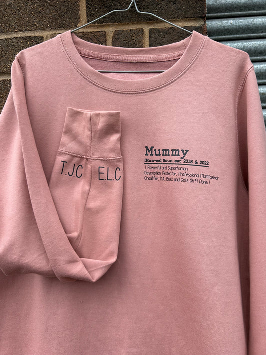 Mummy Definition Sweatshirt