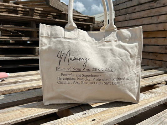 Mummy Definition Tote BAg