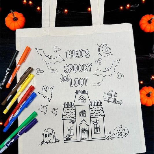 Trick or Treat Colour-in Bag